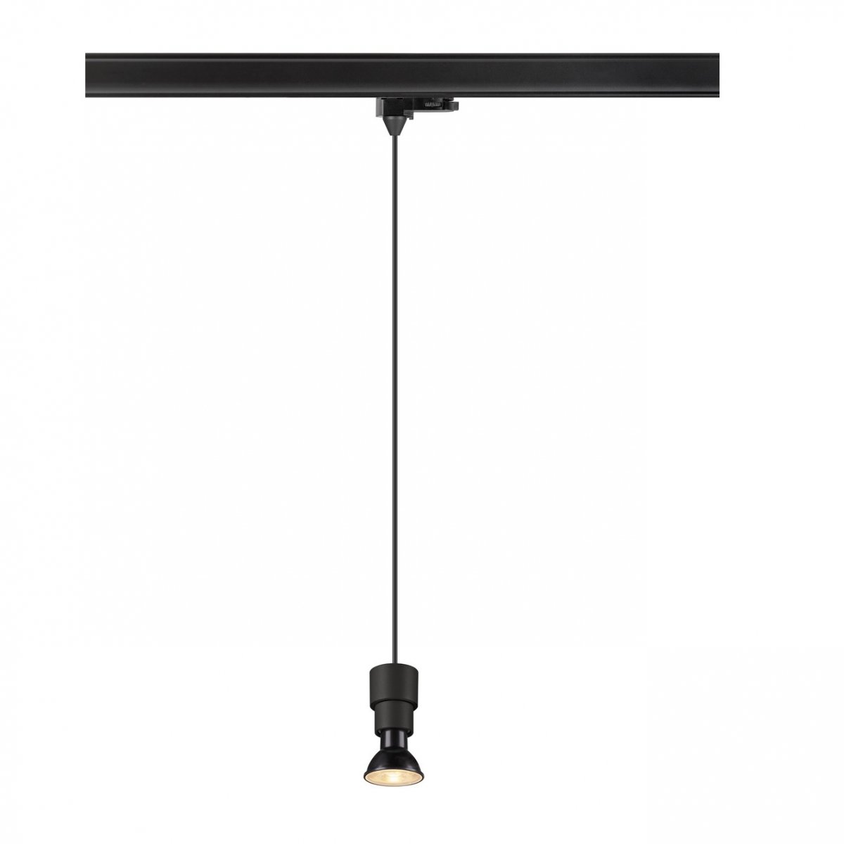 SLV 1008210 PURI 2.0 Basic 3-Phasen Pendelleuchte ohne Schirm GU10 max. 6W schwarz