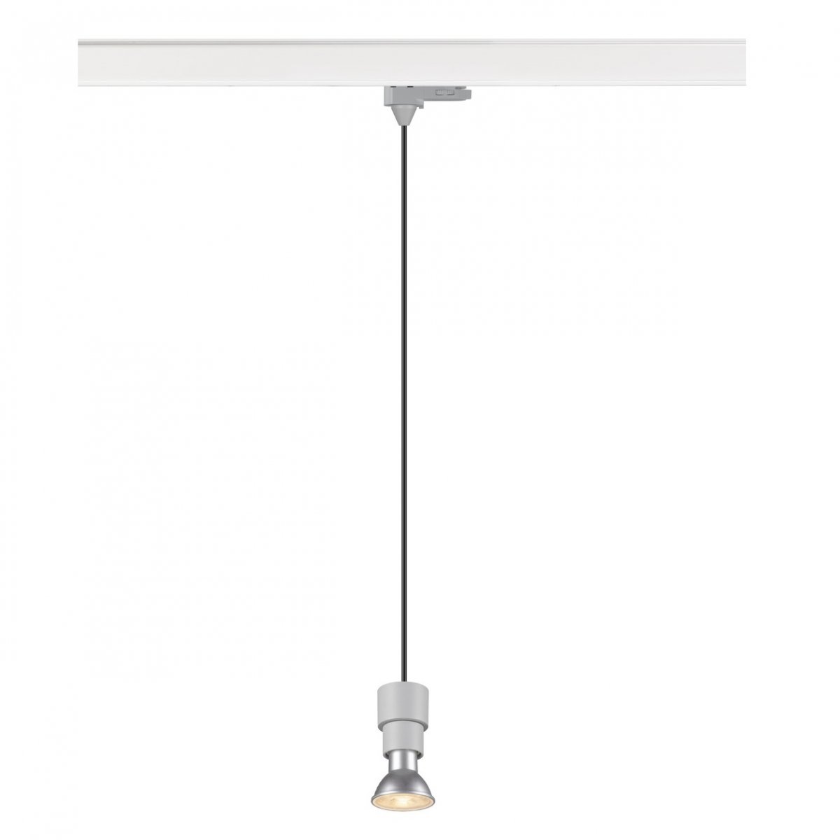 SLV 1008212 PURI 2.0 Basic 3-Phasen Pendelleuchte ohne Schirm GU10 max. 6W grau