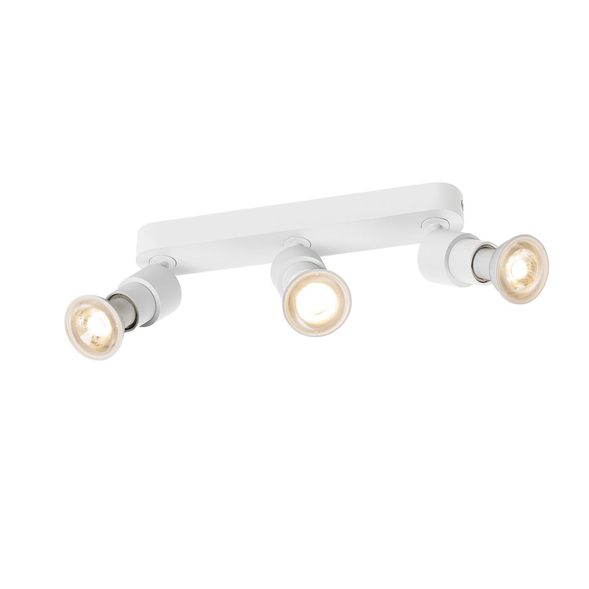 SLV 1008234 PURI 2.0 Basic Wand- und Deckenleuchte long 3-flammig ohne Schirm wei� GU10