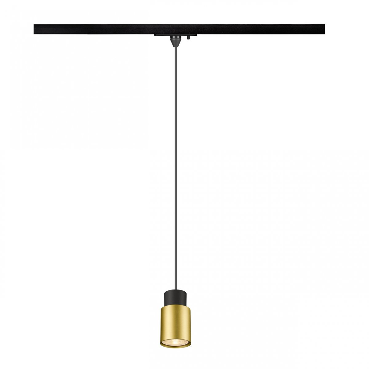 SLV 1008255 PURI 2.0 Tube 1-Phasen Pendelleuchte GU10 max. 6W schwarz gold