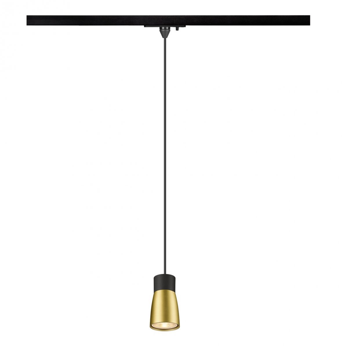 SLV 1008263 PURI 2.0 Dome 1-Phasen Pendelleuchte GU10 max. 6W schwarz gold