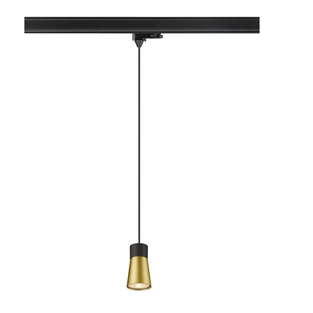 SLV 1008279 PURI 2.0 Cone 3-Phasen Pendelleuchte GU10 max. 6W gold schwarz