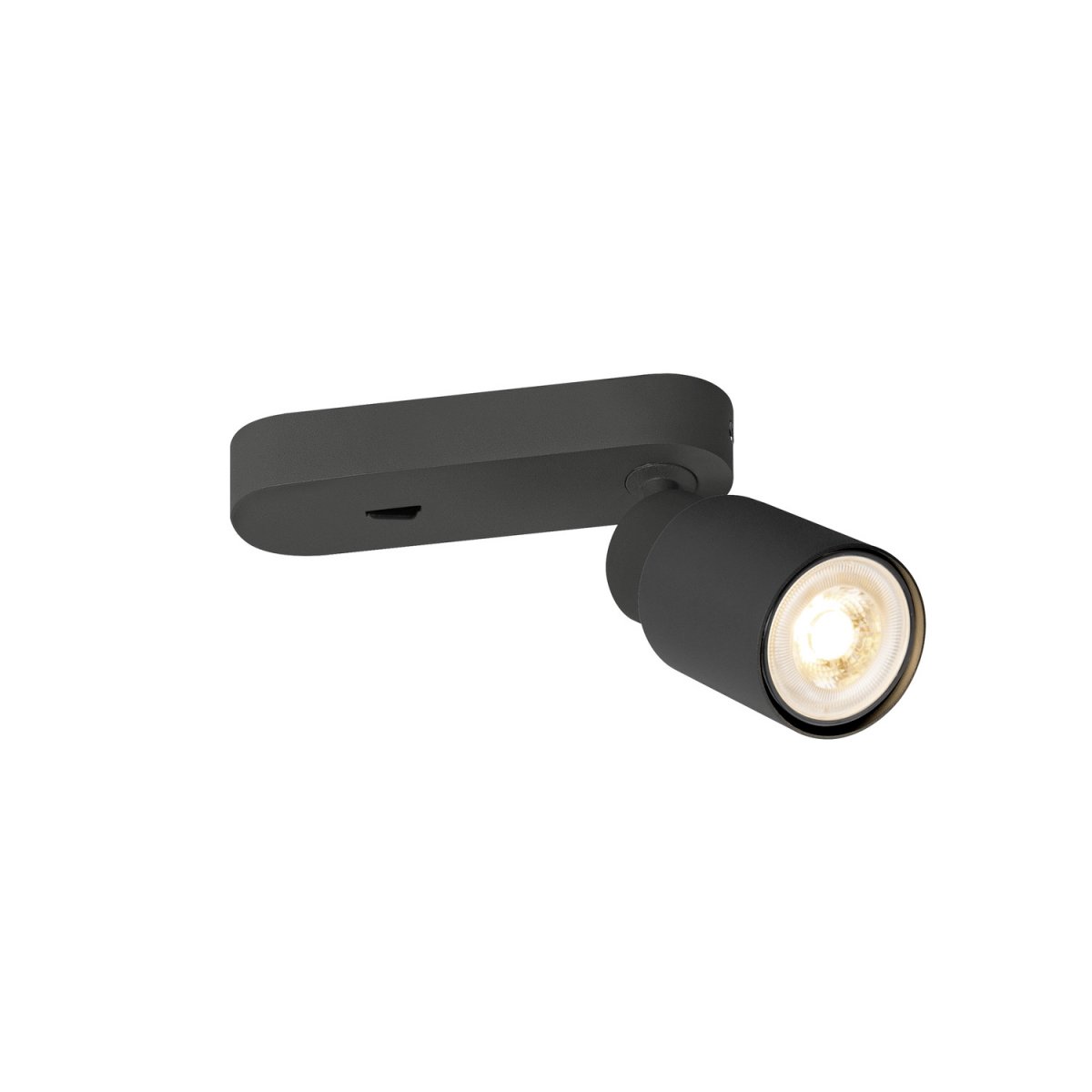 SLV 1008296 PURI 2.0 Tube Wand- und Deckenleuchte Schalter schwarz GU10