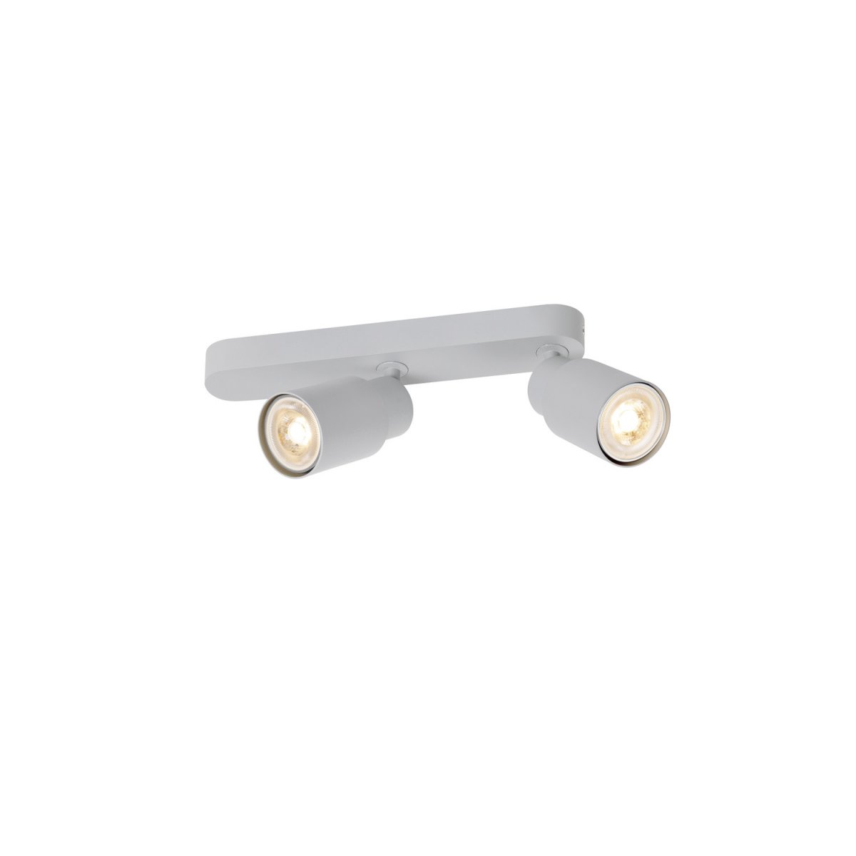 SLV 1008311 PURI 2.0 Tube Wand- und Deckenleuchte 2-flammig grau GU10
