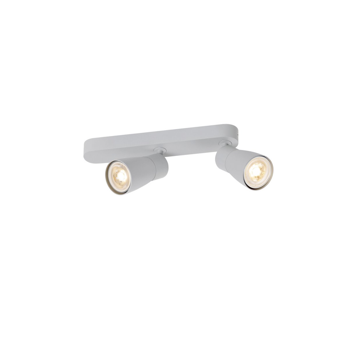 SLV 1008319 PURI 2.0 Dome Wand- und Deckenleuchte 2-flammig grau GU10