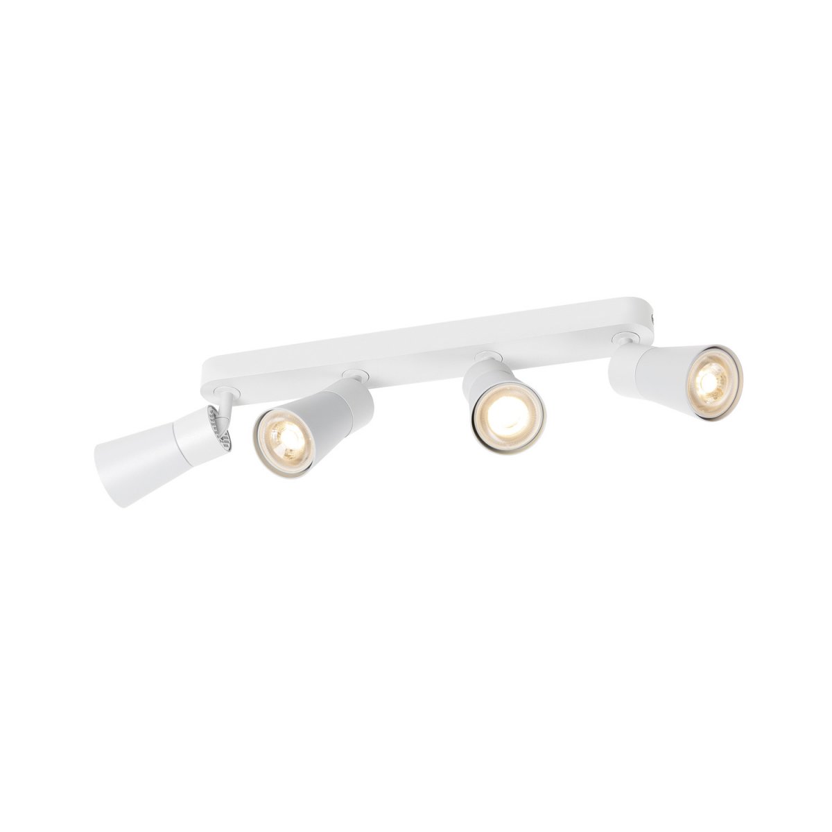 SLV 1008350 PURI 2.0 Cone Wand- und Deckenleuchte long 4-flammig wei� GU10