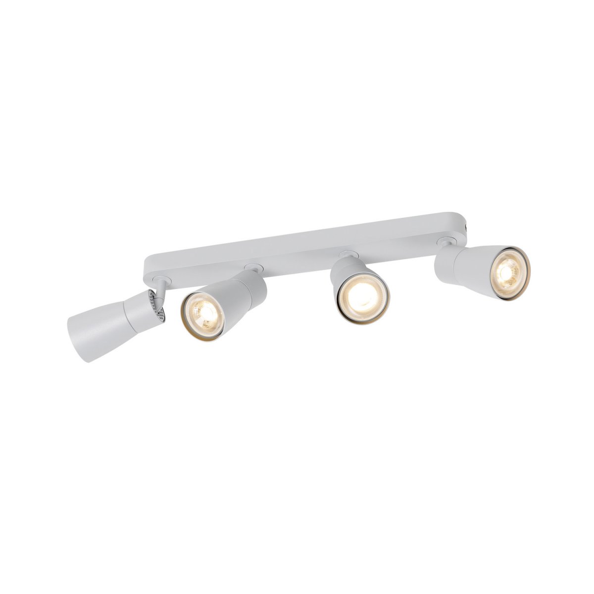 SLV 1008355 PURI 2.0 Dome Wand- und Deckenleuchte long 4-flammig grau GU10