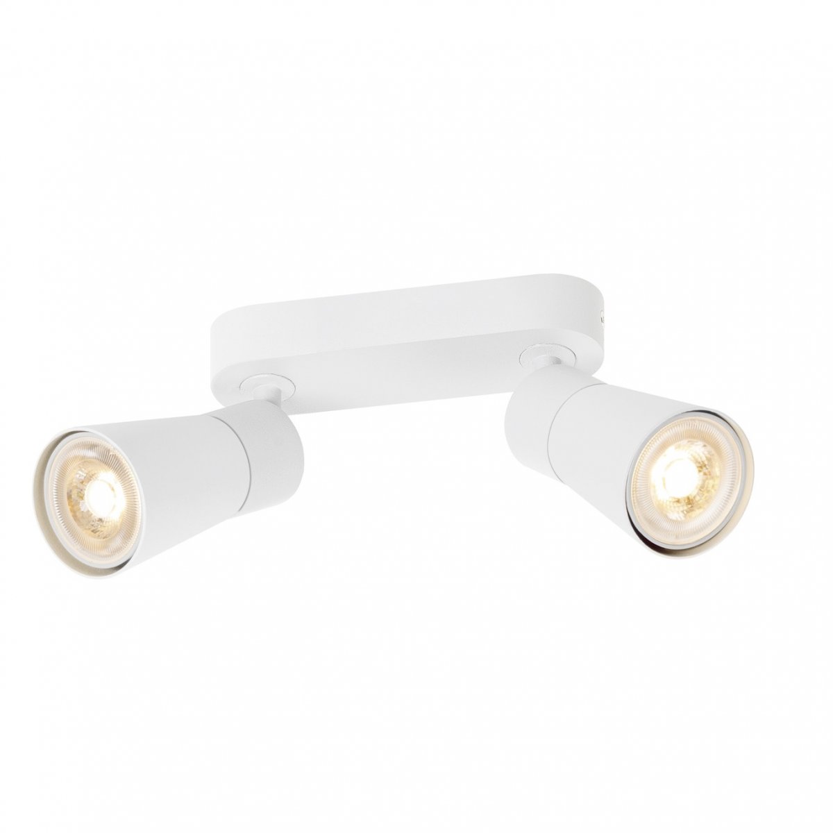 SLV 1008367 PURI 2.0 Cone Wand- und Deckenleuchte long 2-flammig wei� GU10