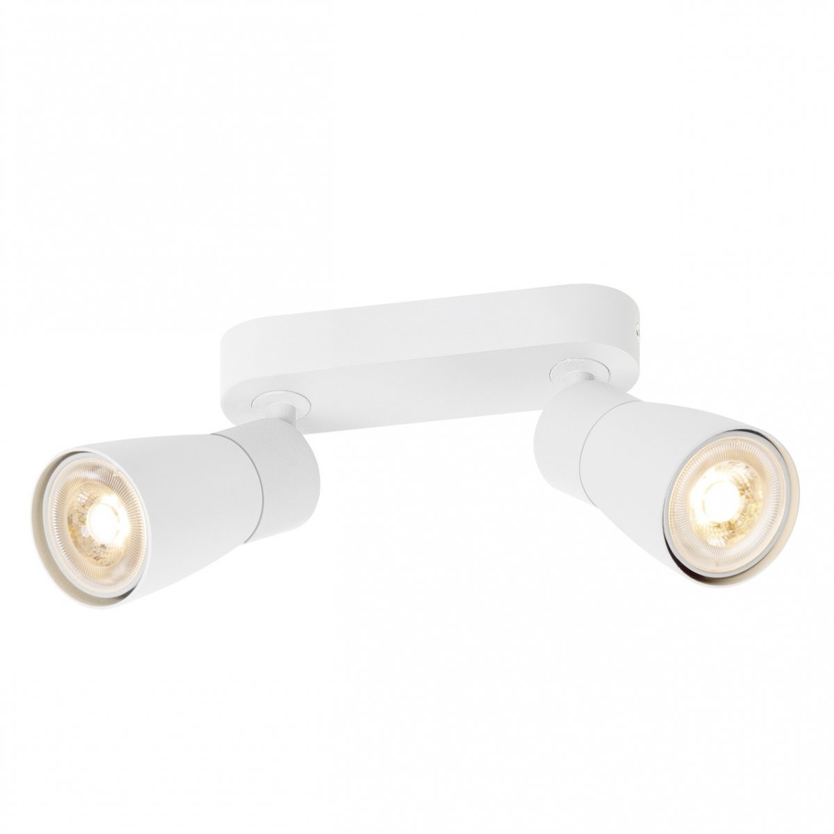 SLV 1008371 PURI 2.0 Dome Wand- und Deckenleuchte long 2-flammig wei� GU10