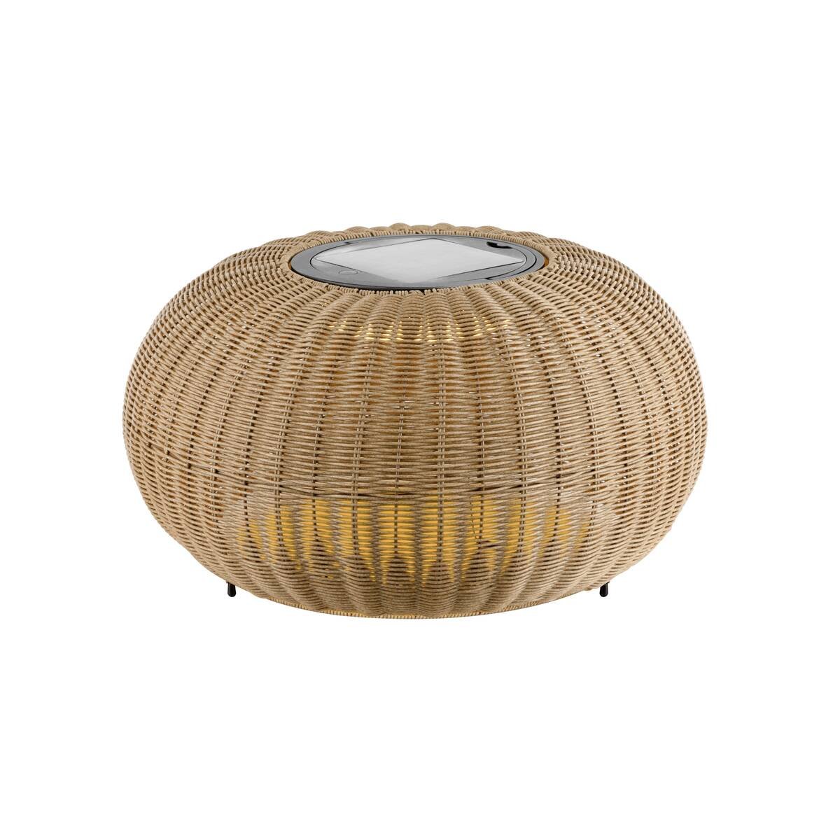SLV 1008389 ADEGAN Outdoor Stehleuchte Solar 28cm 2200K Braun IP65
