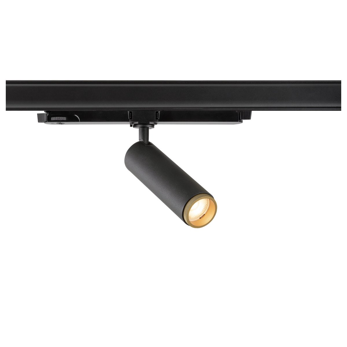 SLV 1008436 GRIP! M 3-Phasen Spot zylindrisch 2700K 20W DALI Touch 42� schwarz gold