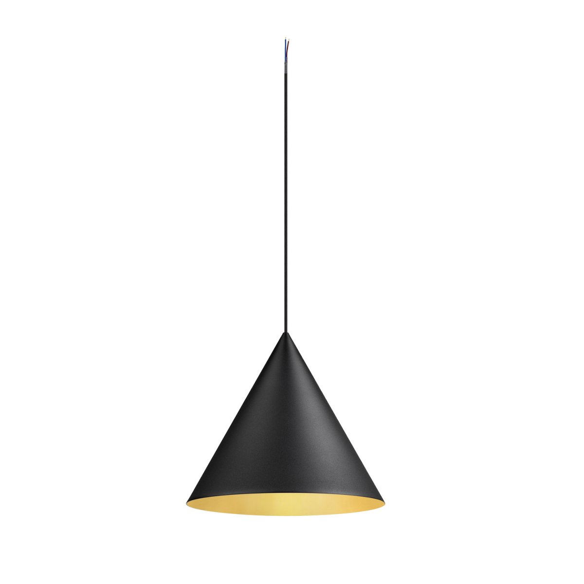 SLV 1008505 MAGICO 38 Pendelleuchte E27 Pendell�nge 180cm max. 10W schwarz gold