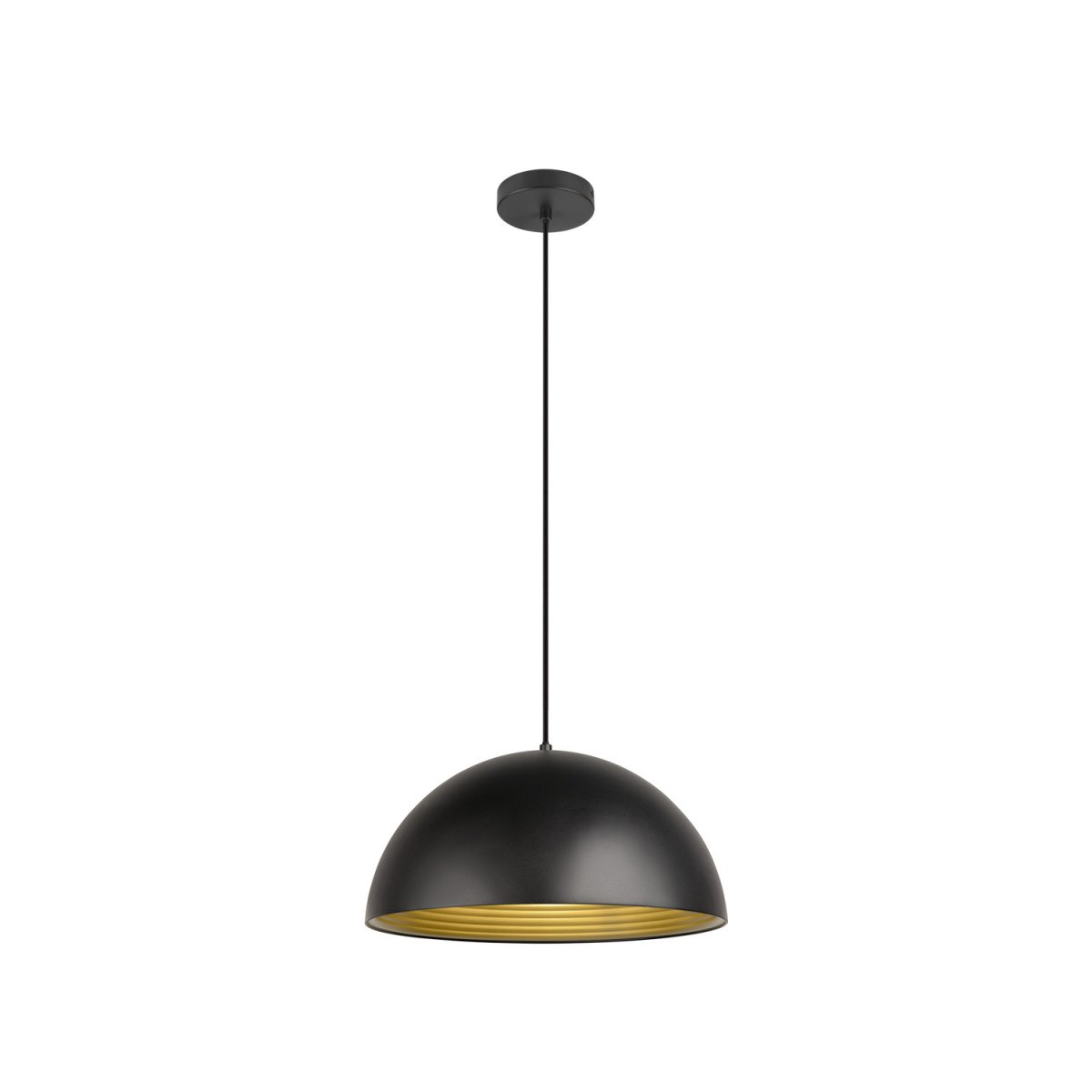 SLV 1008536 FORCHINI M 40 Pendelleuchte schwarz gold E27
