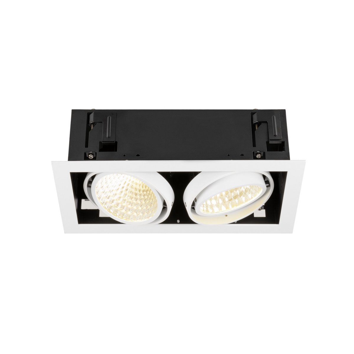 SLV 1008571 KADUX Deckeneinbauleuchte double 3000K DALI 2 Touch 30� wei�