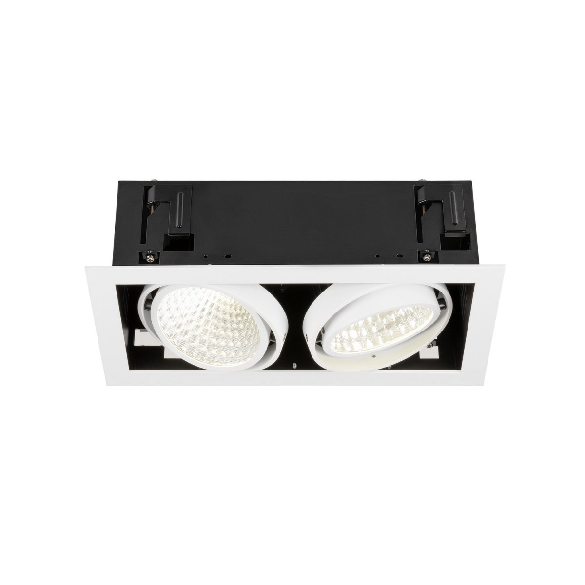 SLV 1008573 KADUX Deckeneinbauleuchte double 4000K DALI 2 Touch 30� wei�