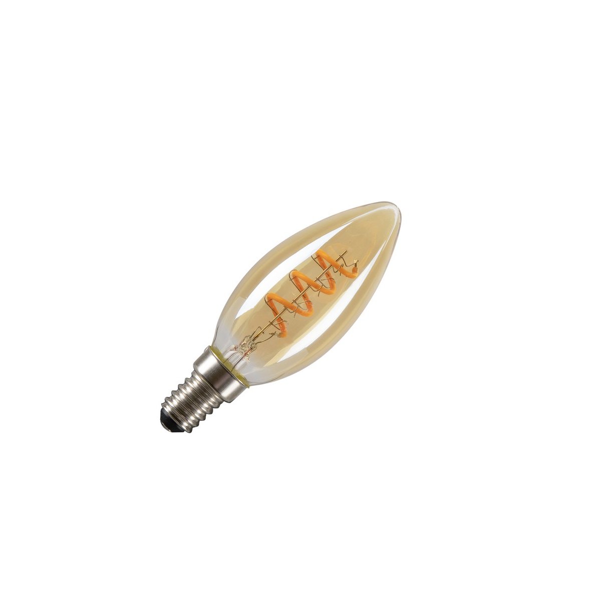 SLV 1008648 LED C35 Lichtquelle gold E14 2W 2200K