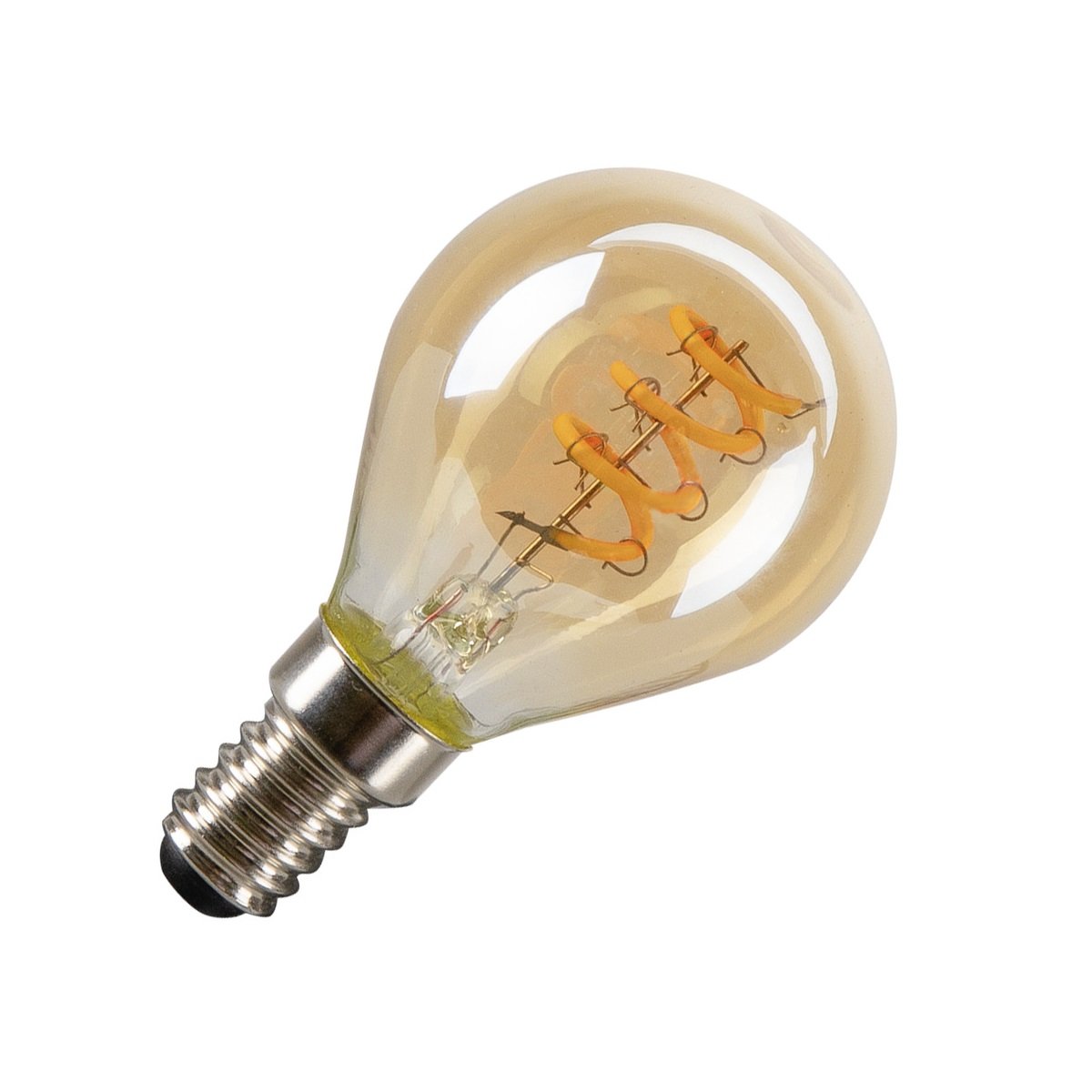 SLV 1008650 LED G45 LED-Gl�hbirne gold E14 PHASE 2W 2200K