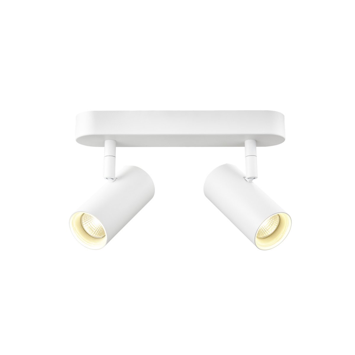 SLV 1008704 NOBLO� Wand- und Deckenaufbauleuchte double 15W Dim-to-Warm PHASE 36� wei�