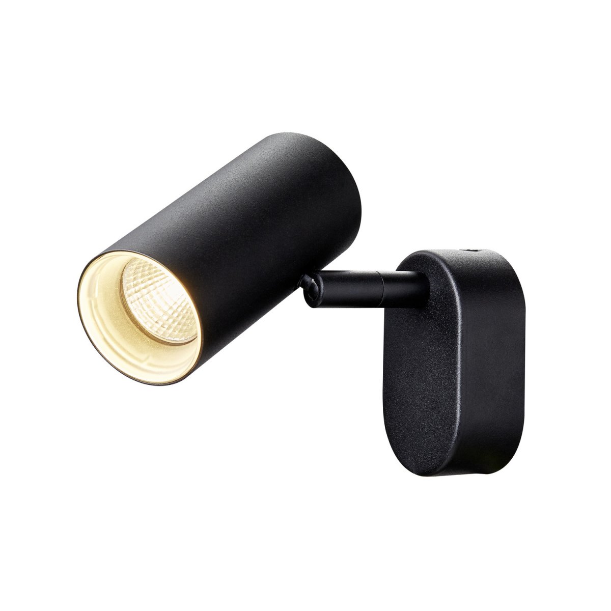 SLV 1008718 NOBLO� Wandlampe oder Deckenlampe single rund 2700K PHASE 32� schwarz