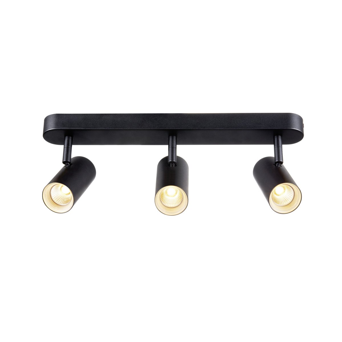 SLV 1008720 NOBLO� Wand- und Deckenaufbauleuchte triple rund 2700K 19W PHASE 32� schwarz