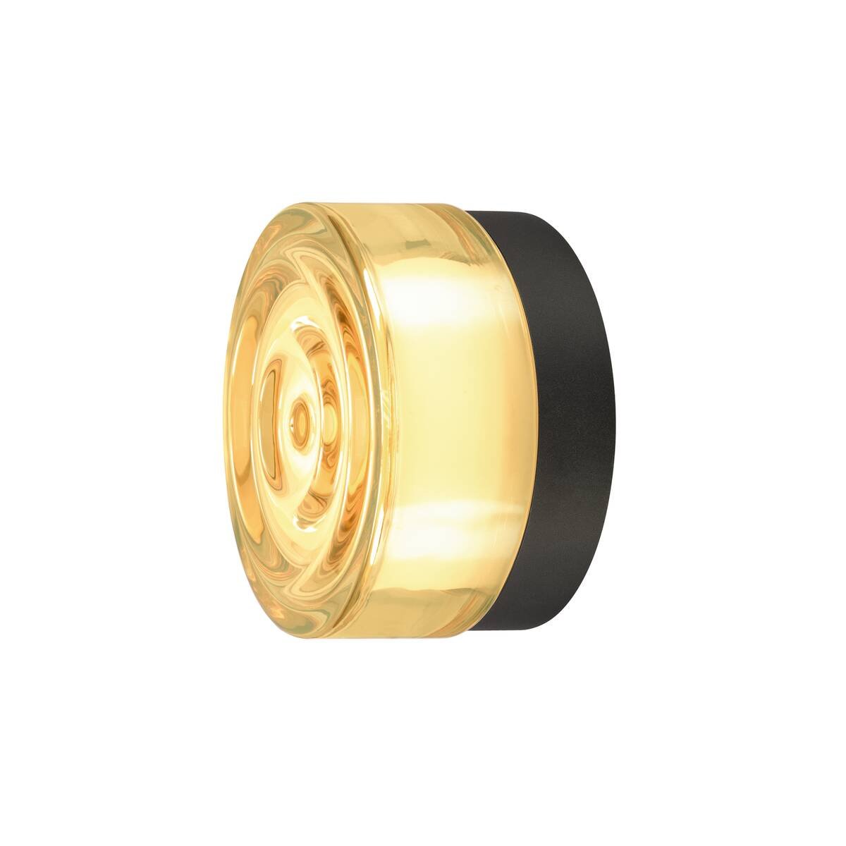 SLV 1008941 CYFT WAVE Wand- und Deckenaufbauleuchte CCT Switch PHASE schwarz amber