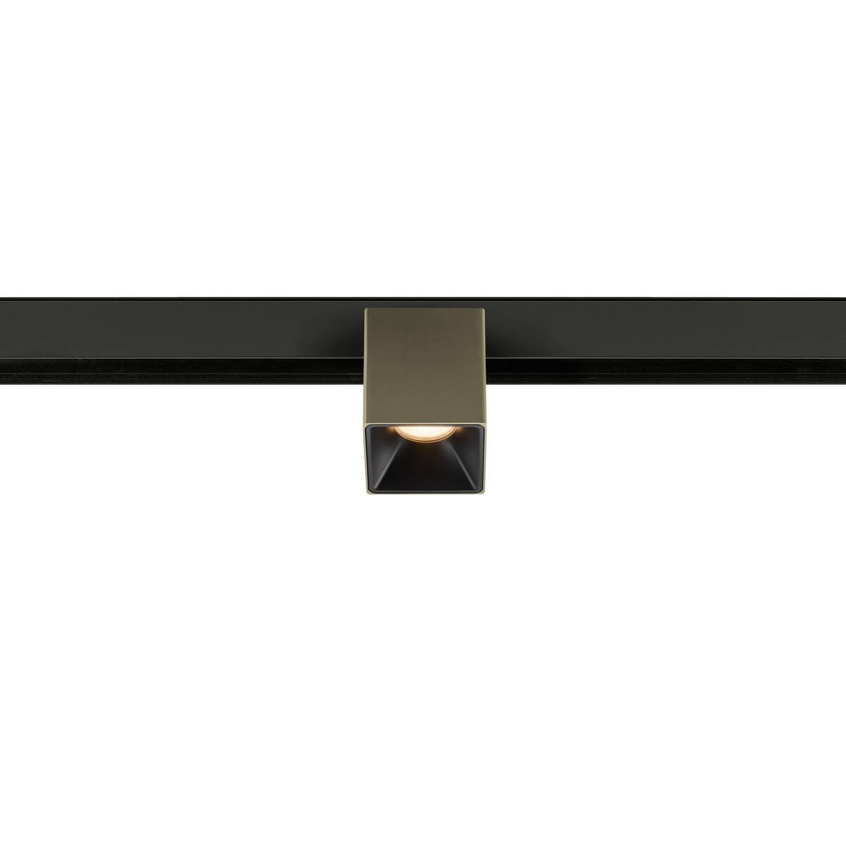 SLV 1008984 48V Track Strahler FIX-IT! Bronze Schiene tief 2700K Dali