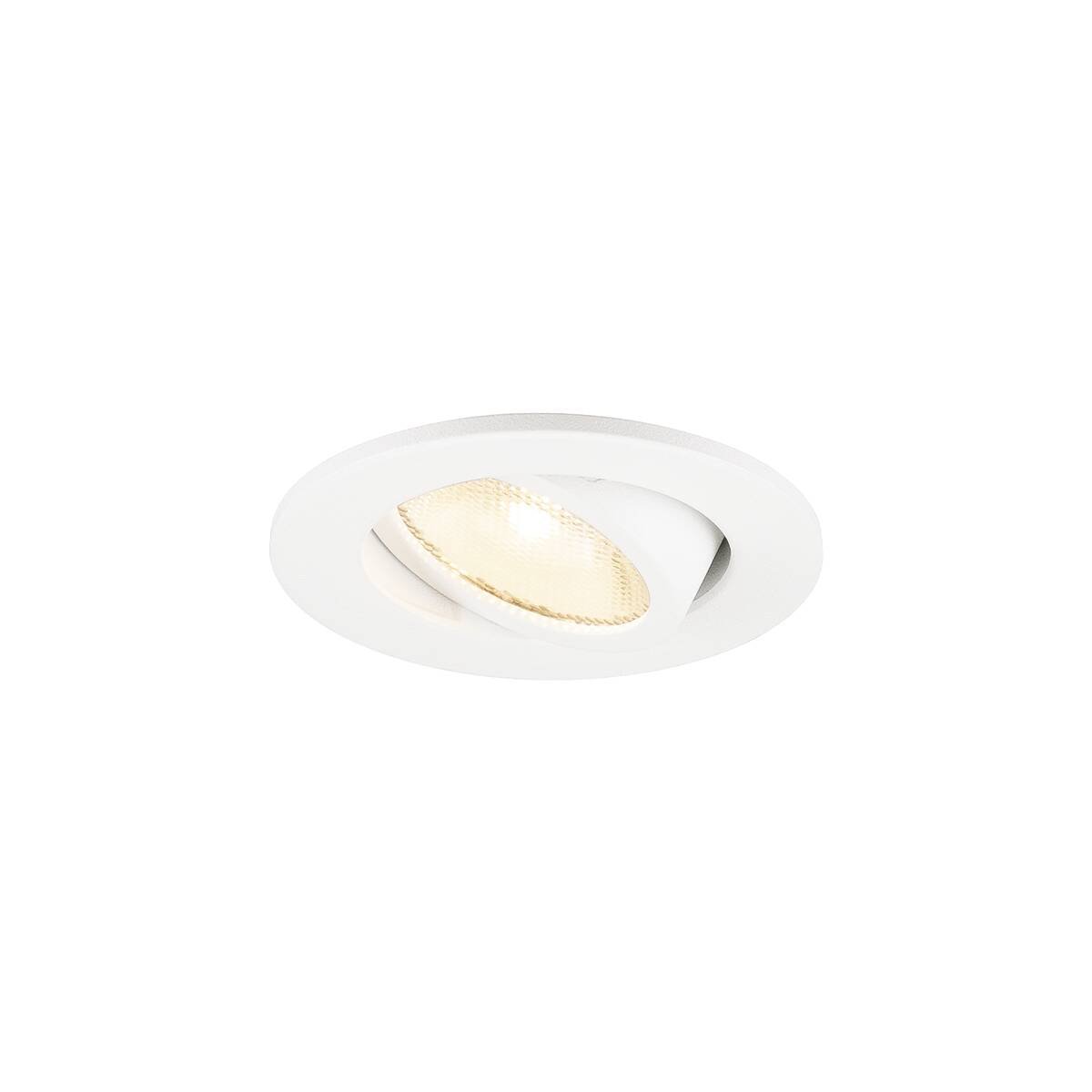 SLV 1009004 NEW TRIA� 45 LED Einbauleuchte rund 3000K wei� IP44