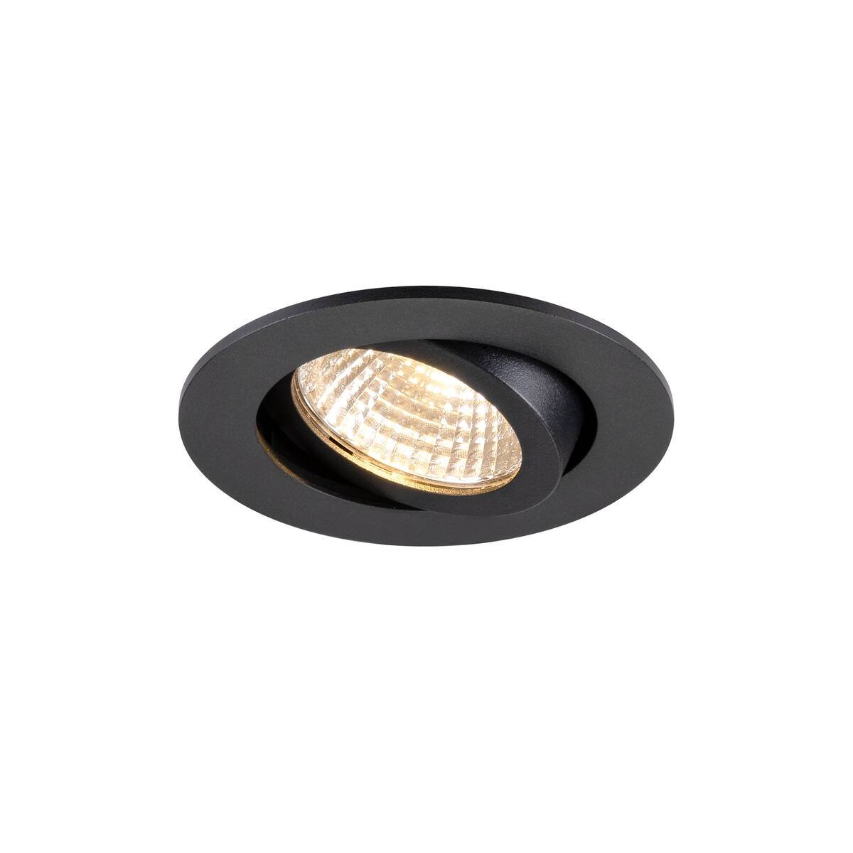 SLV 1009023 NEW TRIA� 68 Deckeneinbauleuchte PHASE AIRTIGHT 3000K rund schwarz
