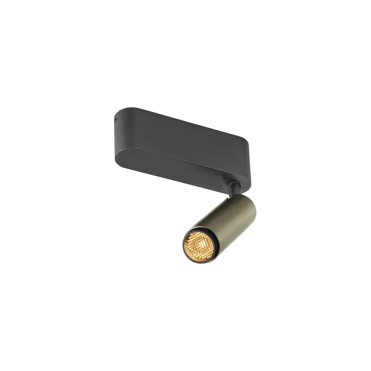 SLV 1009041 GRIP! S single Deckenaufbauleuchte 3000K 29� Phase schwarz bronze