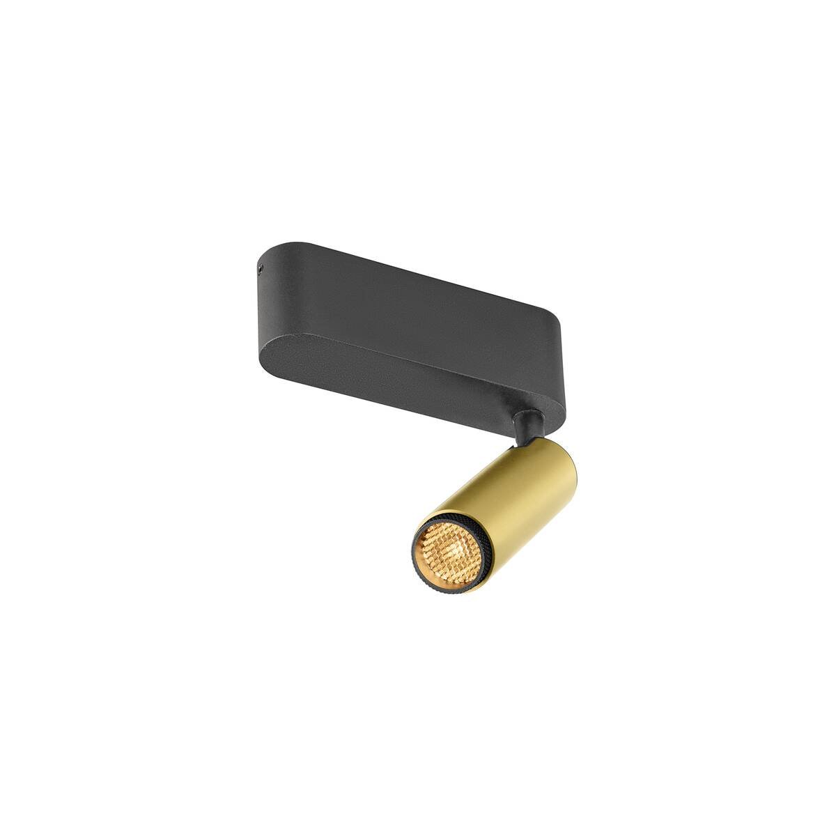 SLV 1009043 GRIP! S single Deckenaufbauleuchte 3000K 29� Phase gold schwarz