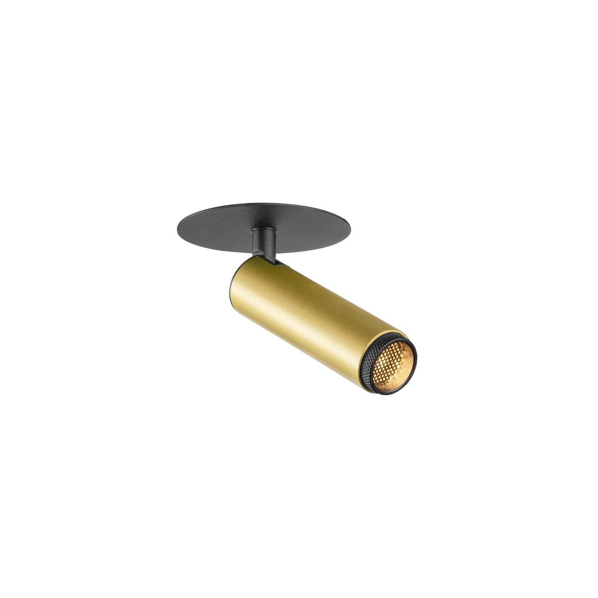 SLV 1009059 GRIP! S Deckeneinbauleuchte 3000K 29� Phase gold schwarz