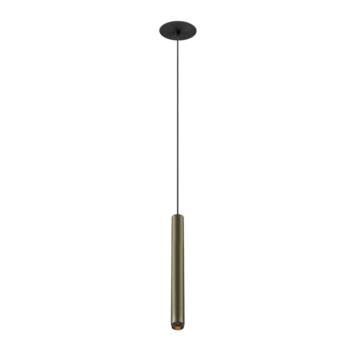 SLV 1009065 GRIP! S Pendelleuchte Einbauvariante 3000K 29� Phase bronze schwarz