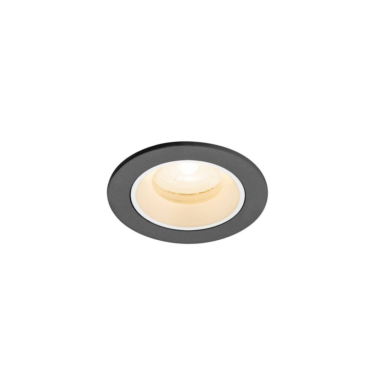 SLV 1009272 NUMINOS� XS Deckeneinbauleuchte 2700K 20� schwarz wei�