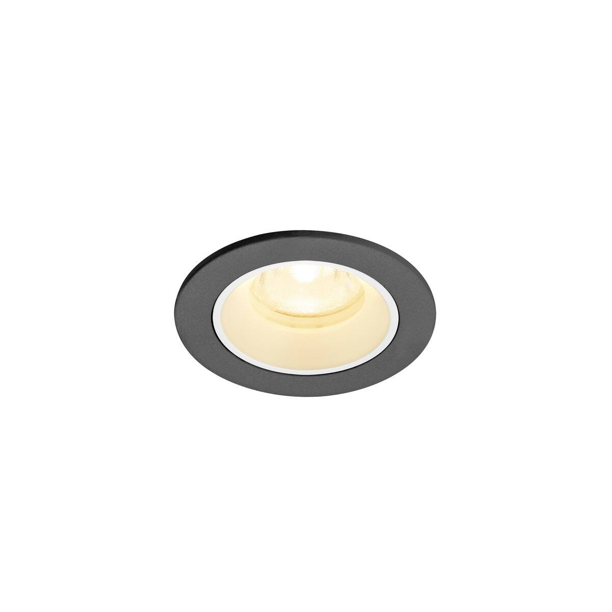 SLV 1009293 NUMINOS� XS Deckeneinbauleuchte 3000K 40� schwarz wei�