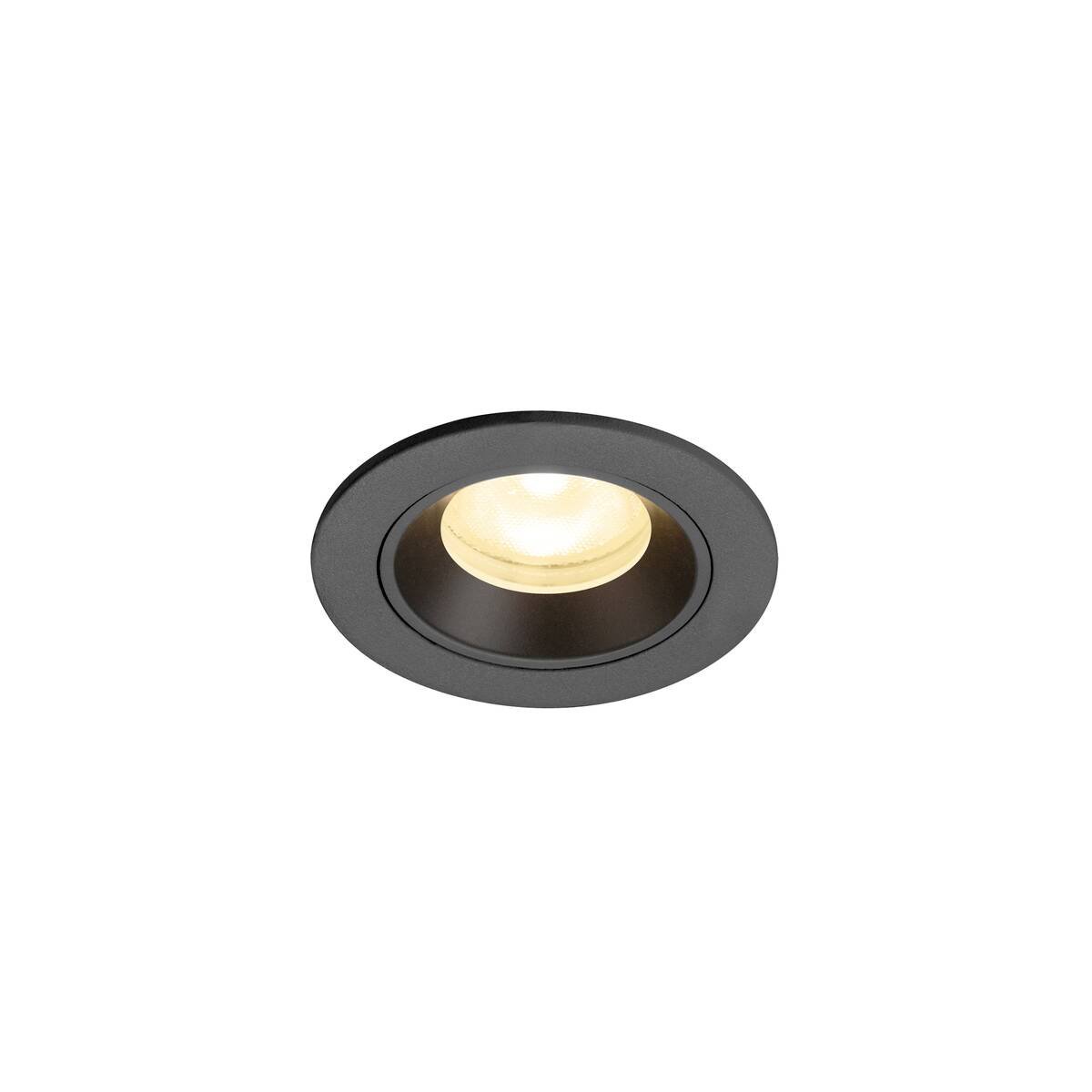 SLV 1009295 NUMINOS� XS Deckeneinbauleuchte 3000K 55� schwarz