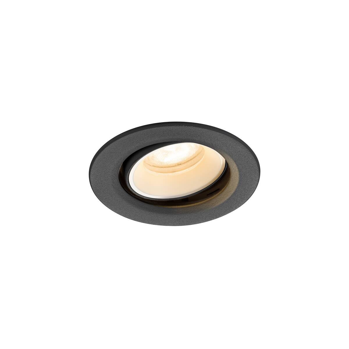 SLV 1009332 NUMINOS� MOVE XS Deckeneinbauleuchte 2700K 55� schwarz wei�