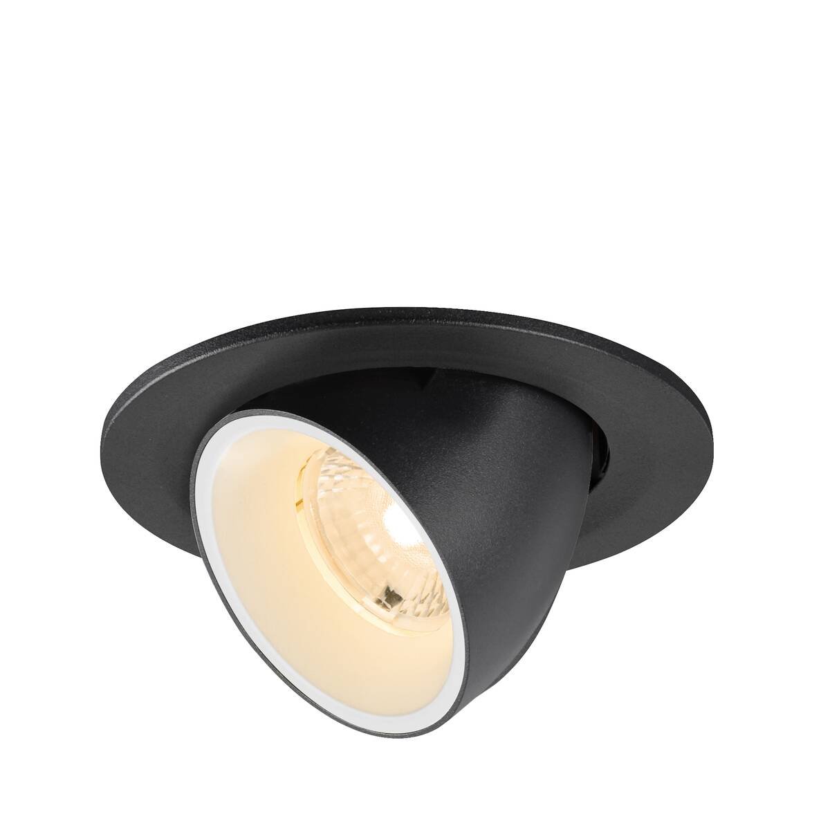SLV 1009383 NUMINOS� GIMBLE S Deckeneinbauleuchte 2700K 40� schwarz wei�