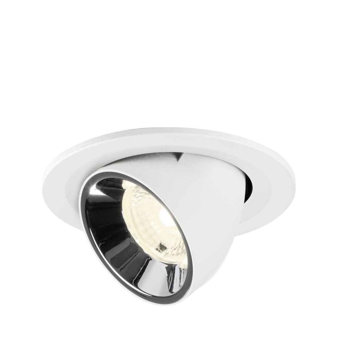 SLV 1009429 NUMINOS� GIMBLE S Deckeneinbauleuchte 4000K 40� wei� chrom