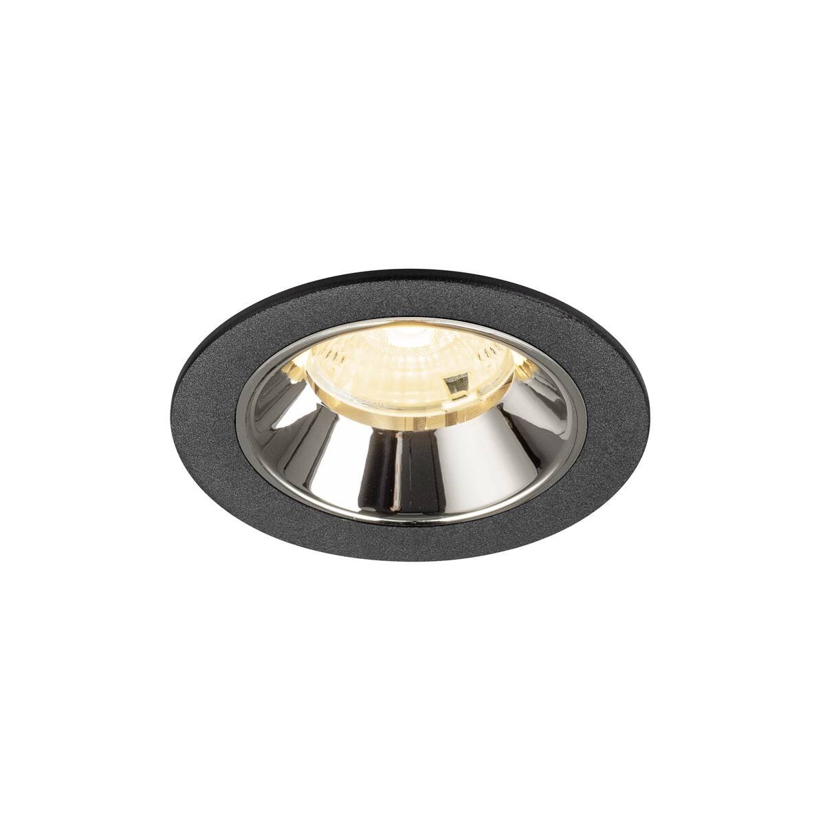 SLV 1009459 NUMINOS� S LED Deckeneinbauleuchte 3000K 55� schwarz chrom