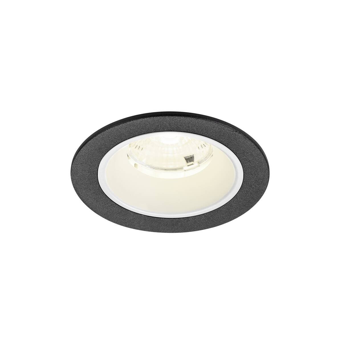 SLV 1009476 NUMINOS� S LED Deckeneinbauleuchte 4000K 55� schwarz wei�