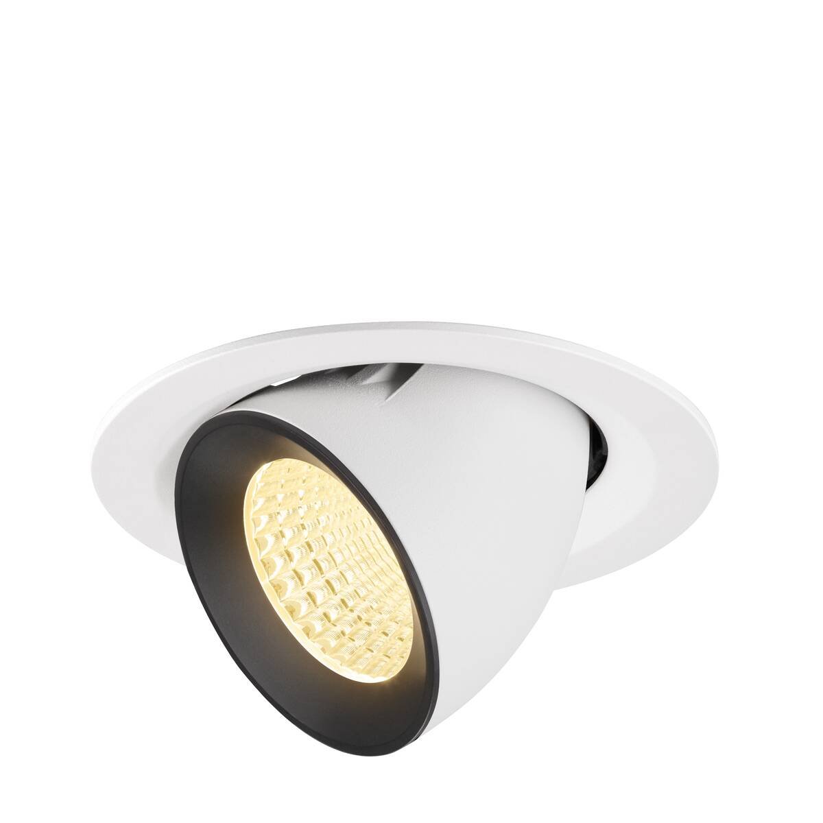 SLV 1009574 NUMINOS� GIMBLE M Deckeneinbauleuchte 3000K 55� wei� schwarz