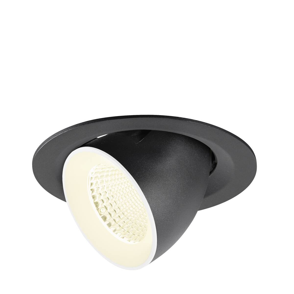 SLV 1009581 NUMINOS� GIMBLE M Deckeneinbauleuchte 4000K 40� schwarz wei�