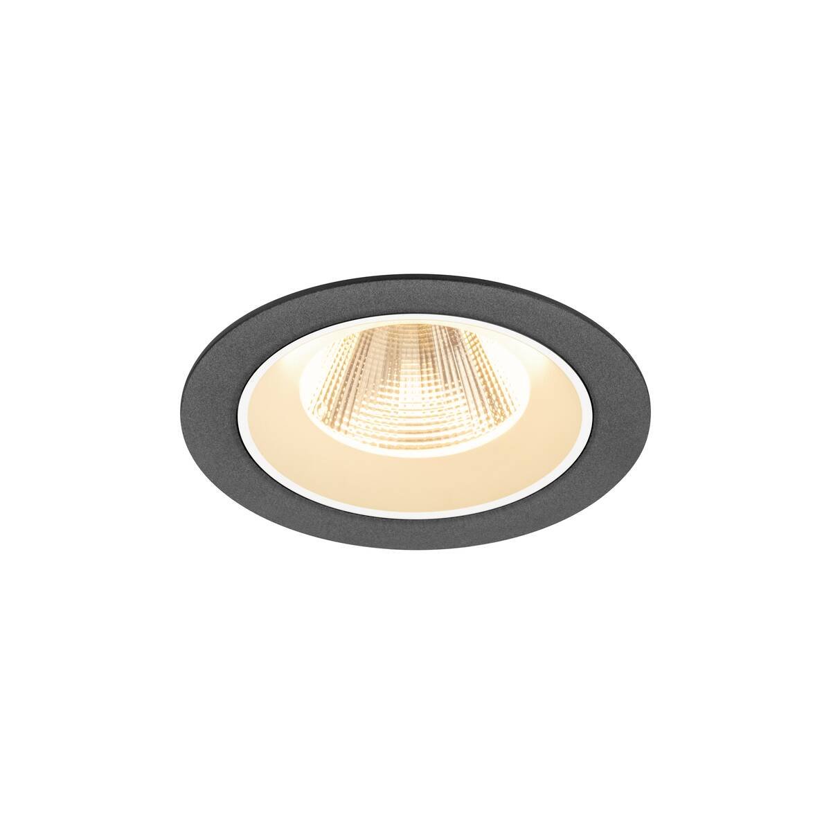 SLV 1009596 NUMINOS� M LED Deckeneinbauleuchte 2700K 20� schwarz wei�