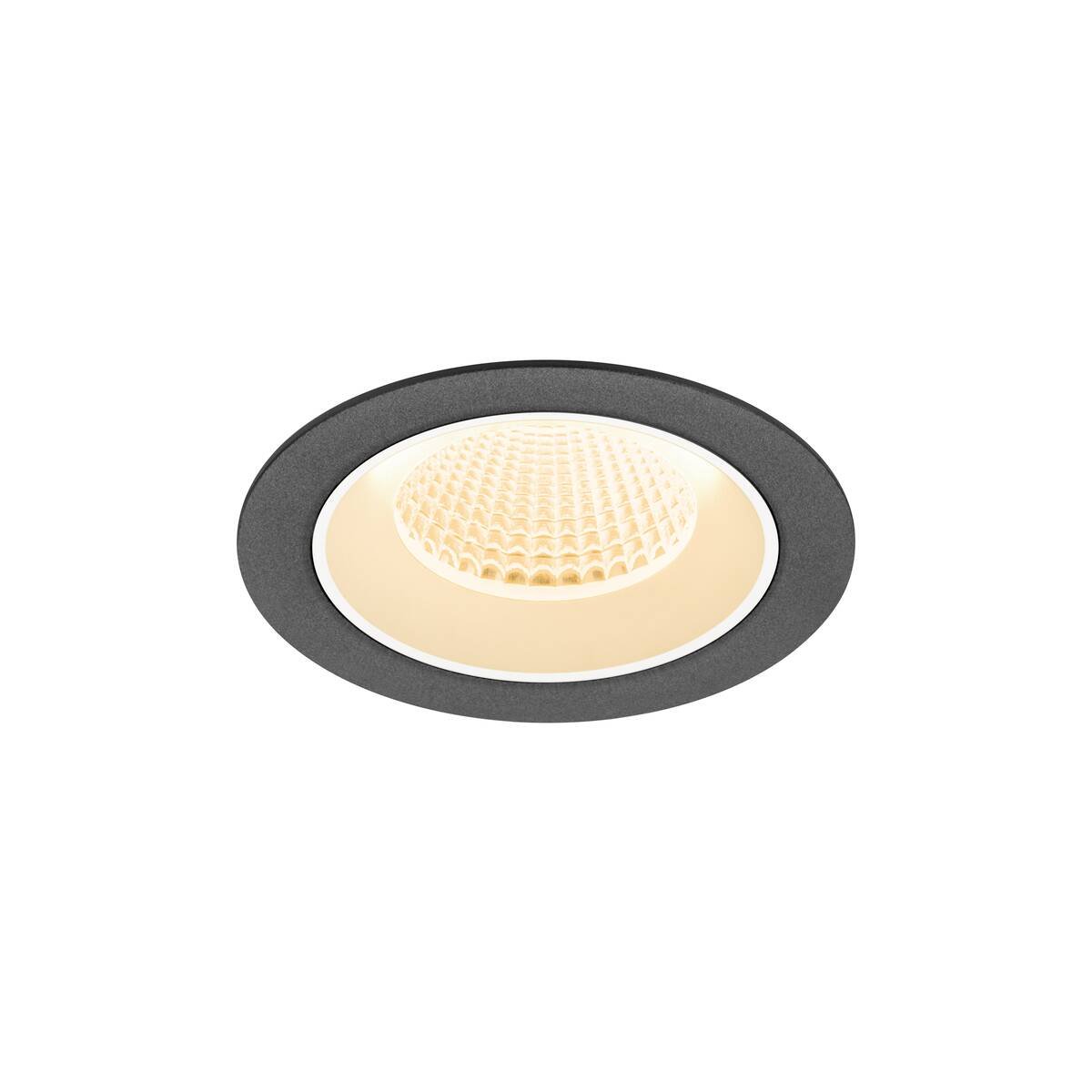 SLV 1009599 NUMINOS� M LED Deckeneinbauleuchte 2700K 40� schwarz wei�