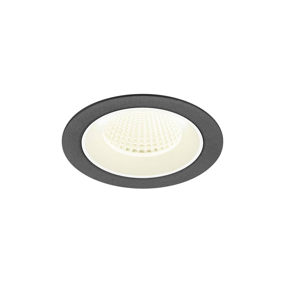 SLV 1009635 NUMINOS� M Deckeneinbauleuchte 4000K 40� schwarz wei�