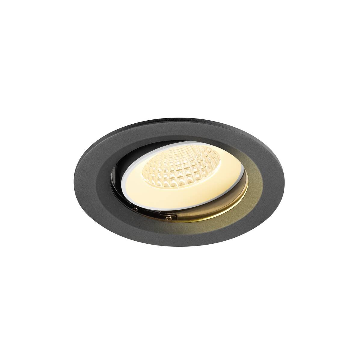 SLV 1009674 NUMINOS� MOVE M  Deckeneinbauleuchte 3000K 55� schwarz wei�
