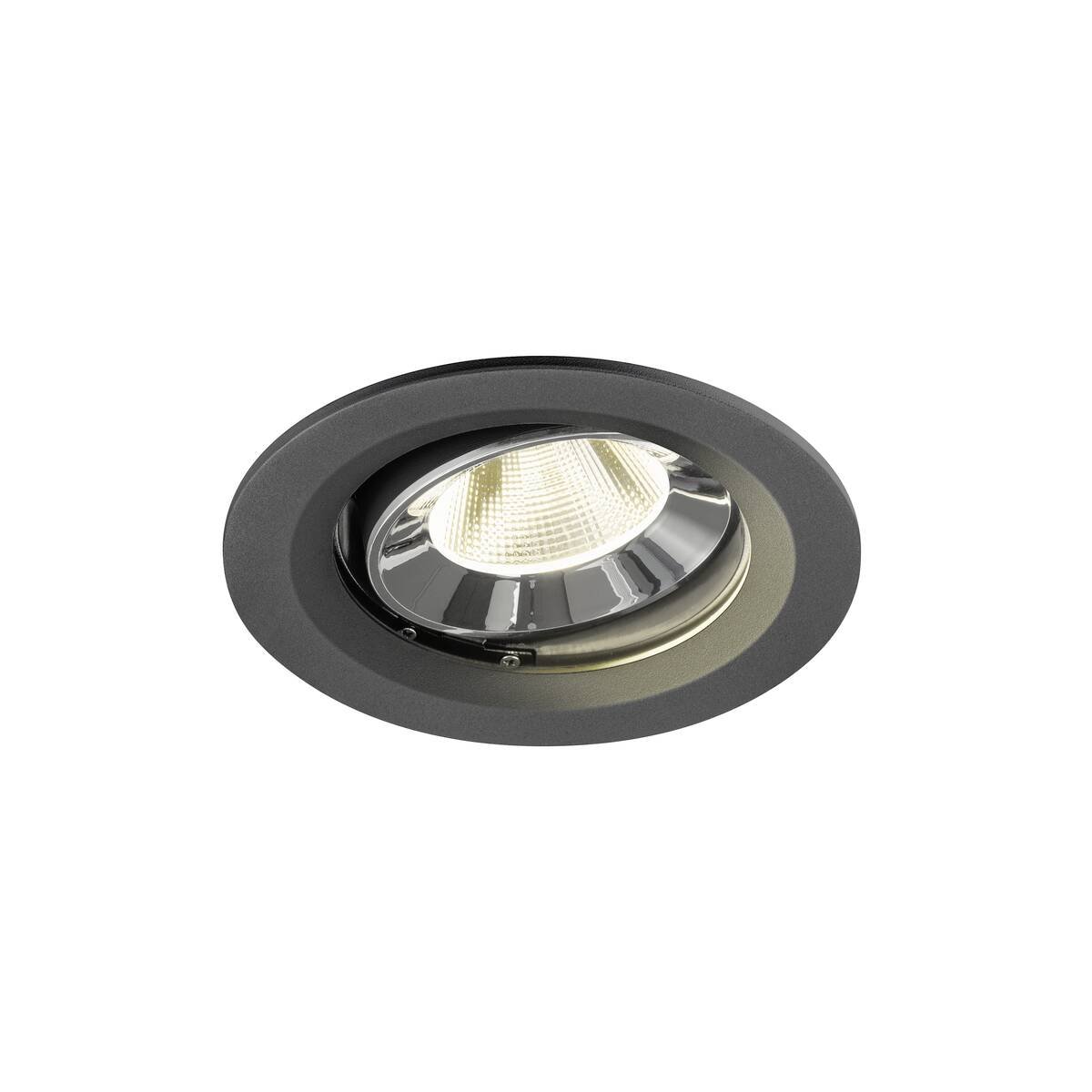 SLV 1009687 NUMINOS� MOVE M Deckeneinbauleuchte 4000K 20� schwarz chrom