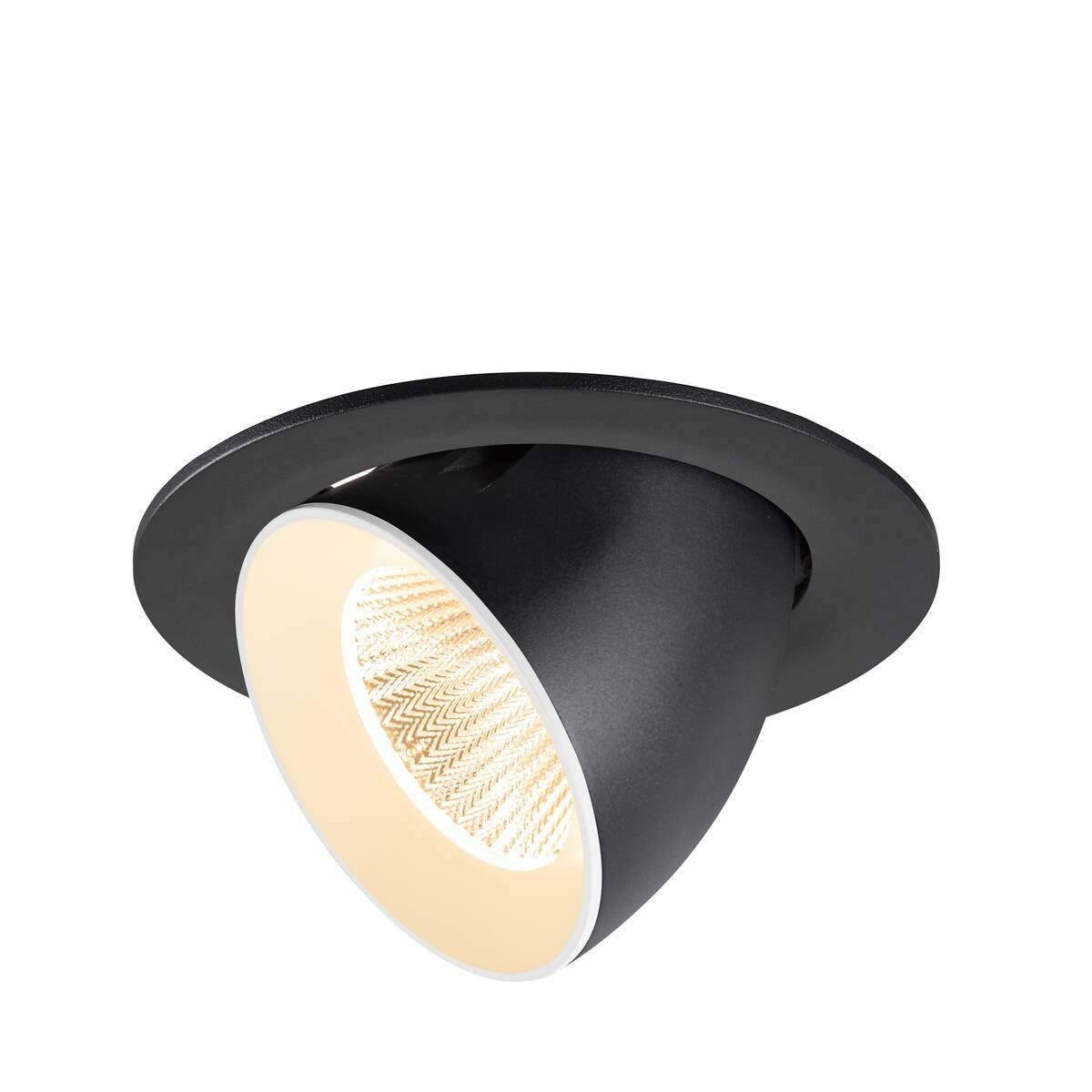 SLV 1009707 NUMINOS� GIMBLE L Deckeneinbauleuchte 2700K 40� schwarz wei�