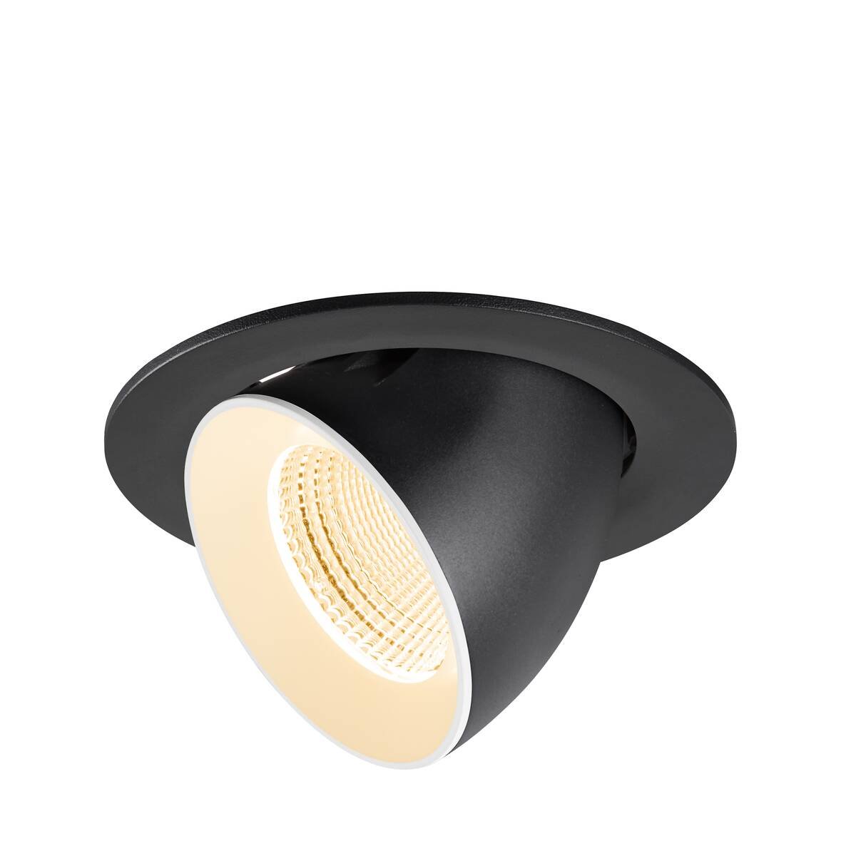 SLV 1009710 NUMINOS� GIMBLE L Deckeneinbauleuchte 2700K 55� schwarz wei�