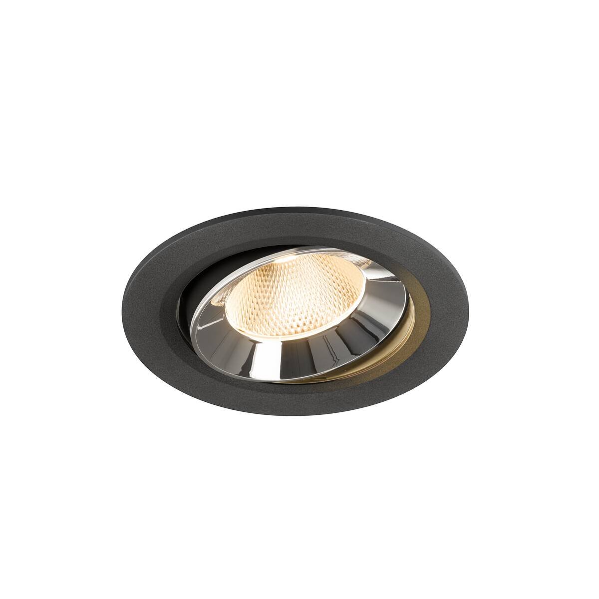 SLV 1009818 NUMINOS� MOVE L Deckeneinbauleuchte 2700K 55� schwarz chrom